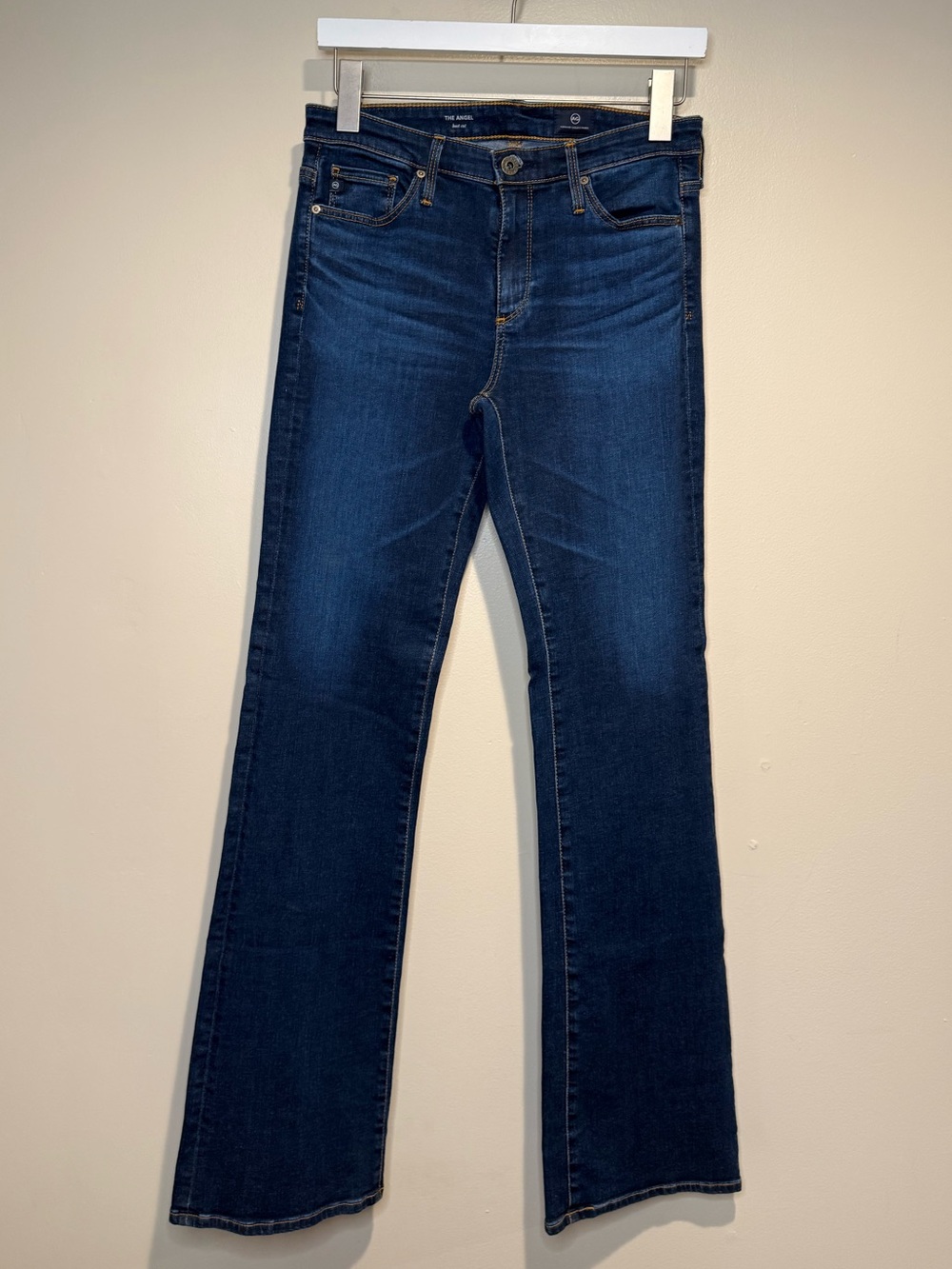 Ag Adriano Goldschmied The Angel Bootcut Women's Blue Jeans Size 27 - Picture 5 of 11